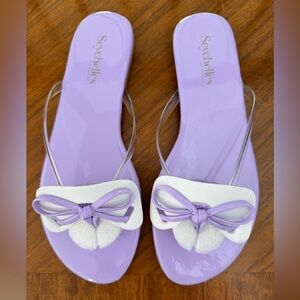 Seychelles Lavender and White Women's Sandals